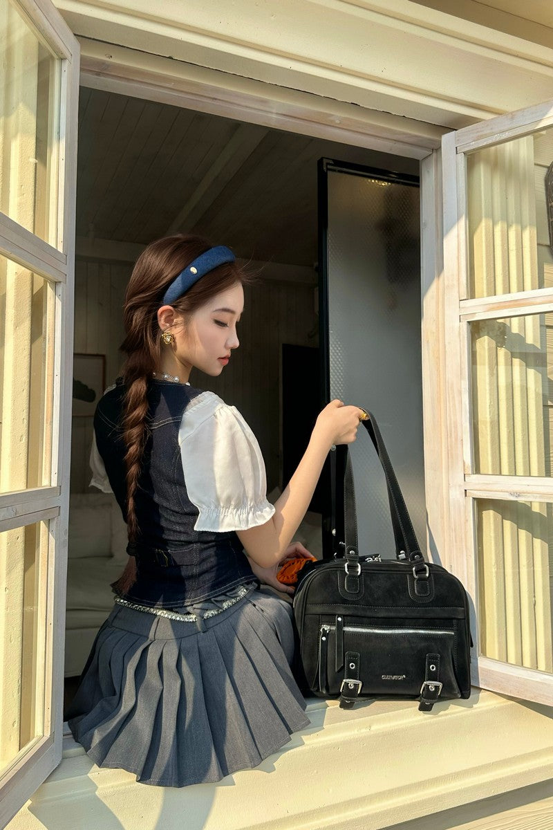 Suede Commuter Tote Bag - Notkicks