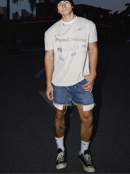 Faded Logo Oversized Tee - Notkicks