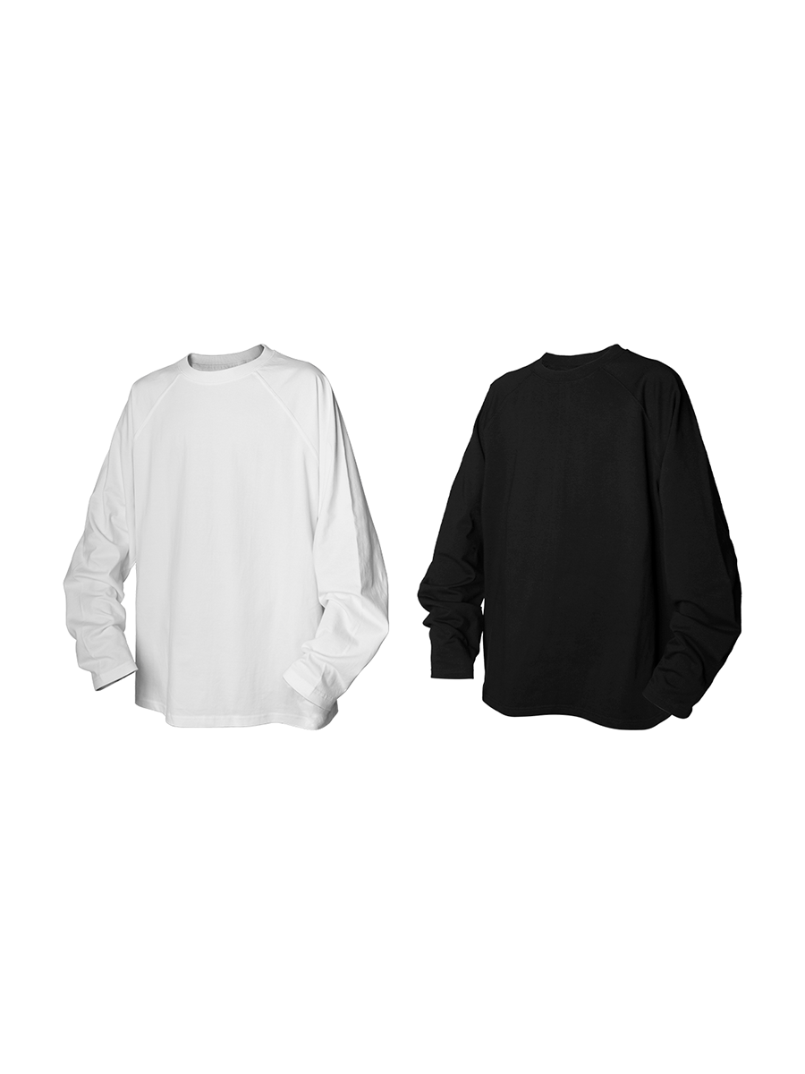 Minimalist Raglan Long Sleeve T Shirt - Notkicks