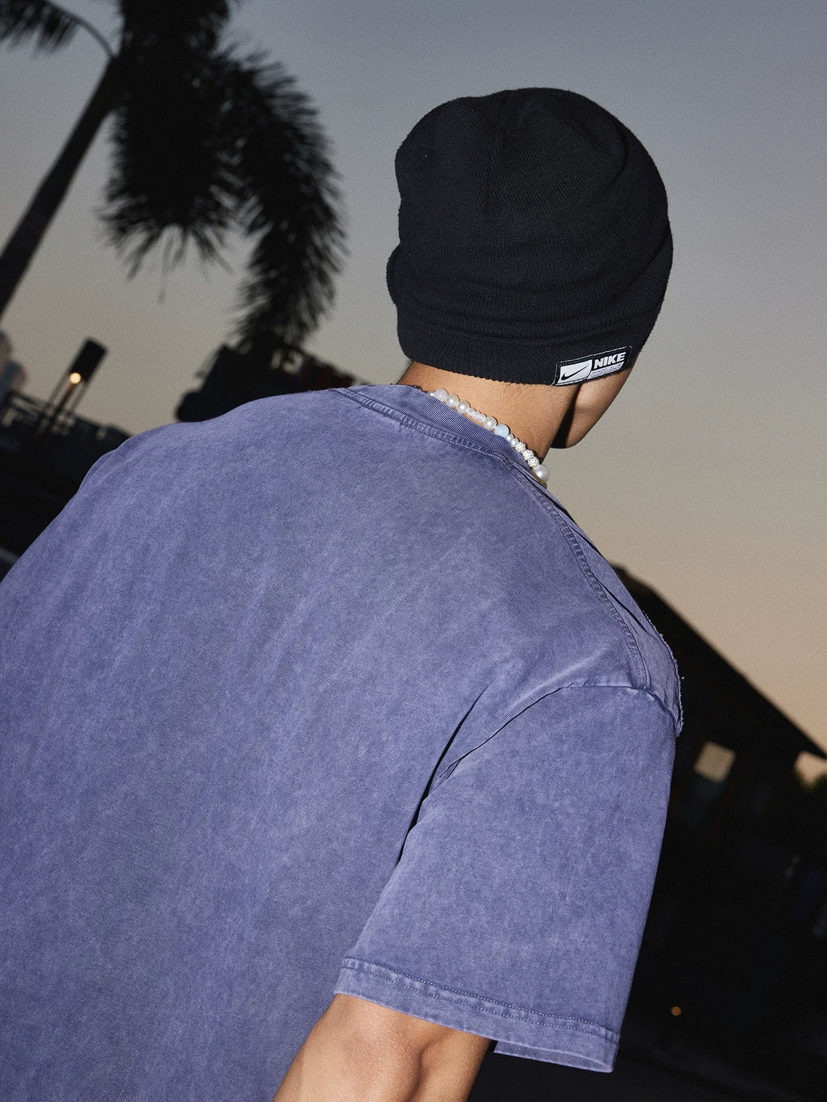 Pewterwash Garment-Dyed Logo Tee - Notkicks