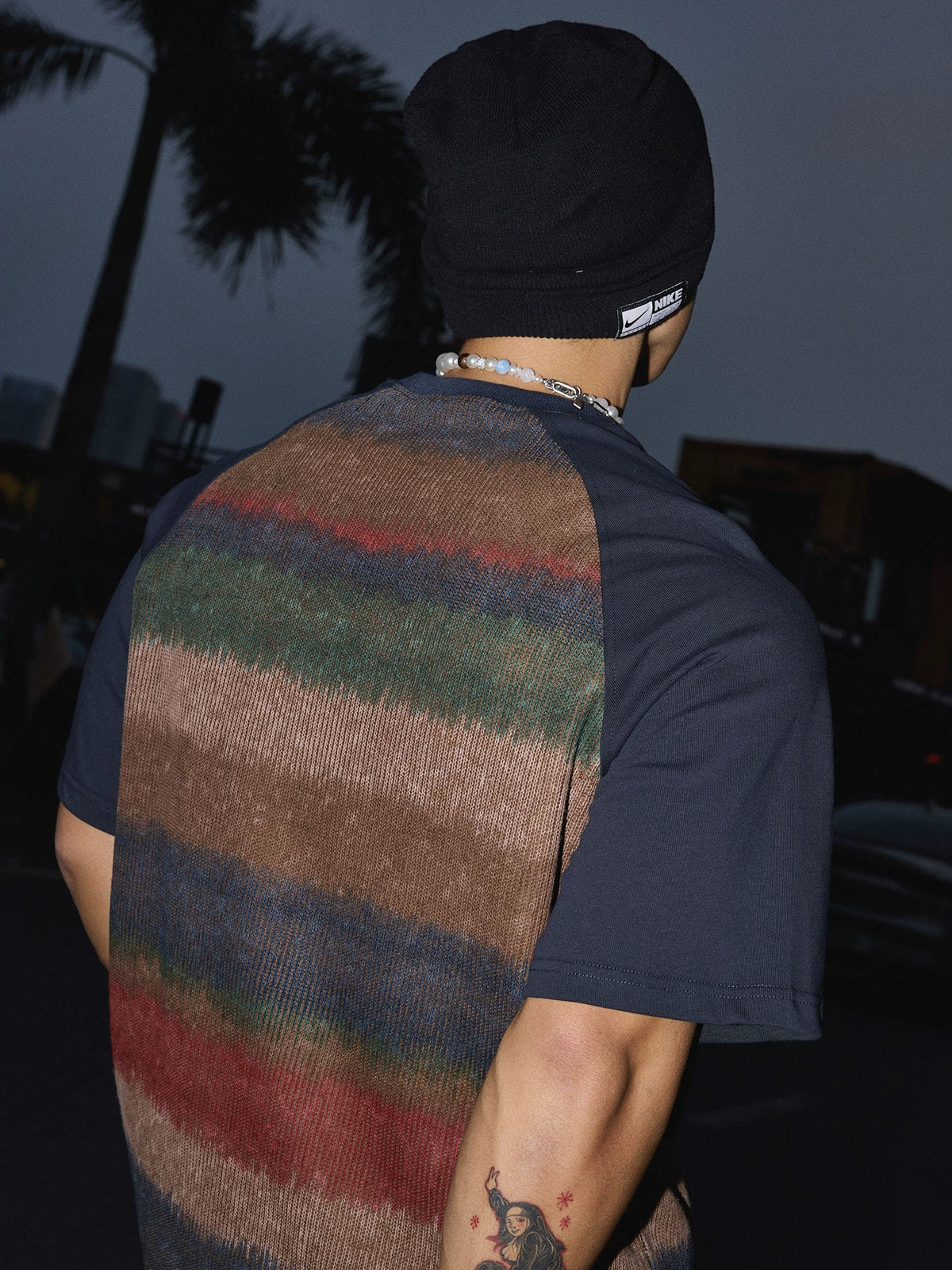 Midnight Canyon Gradient Knit Tee - Notkicks