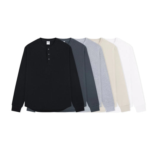 Thermal Ridge Classic Henley Tee - Notkicks