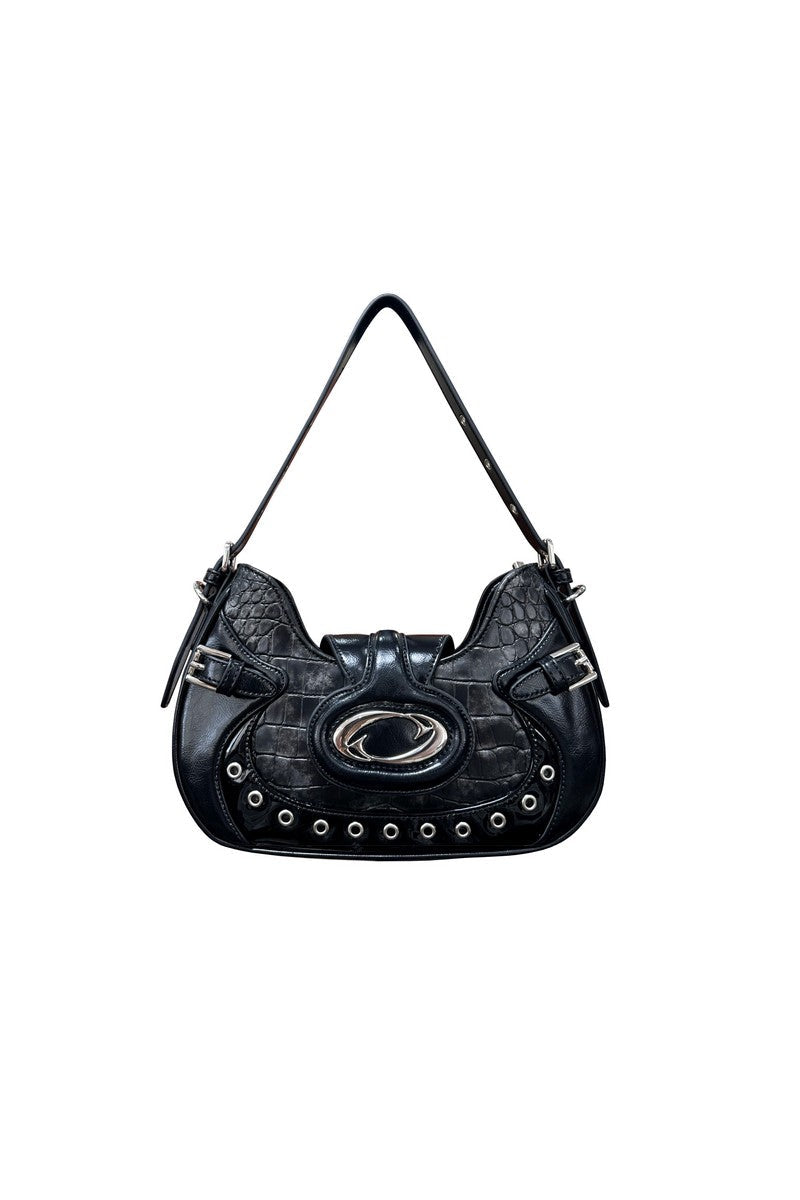 Crocodile Pattern Shoulder Bag - Notkicks