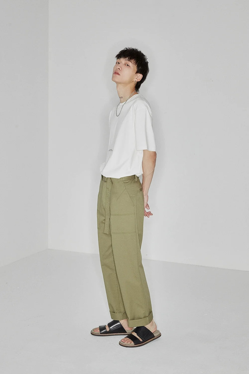 Color Block Letter Print Standard Tee - Notkicks
