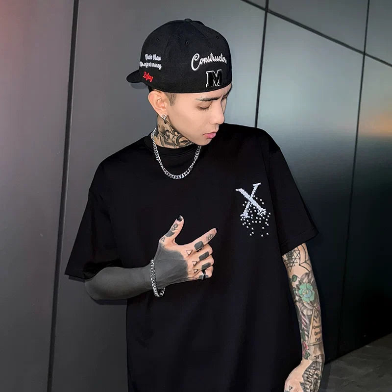 Crossfade Pixel‑X Graphic Tee - Notkicks