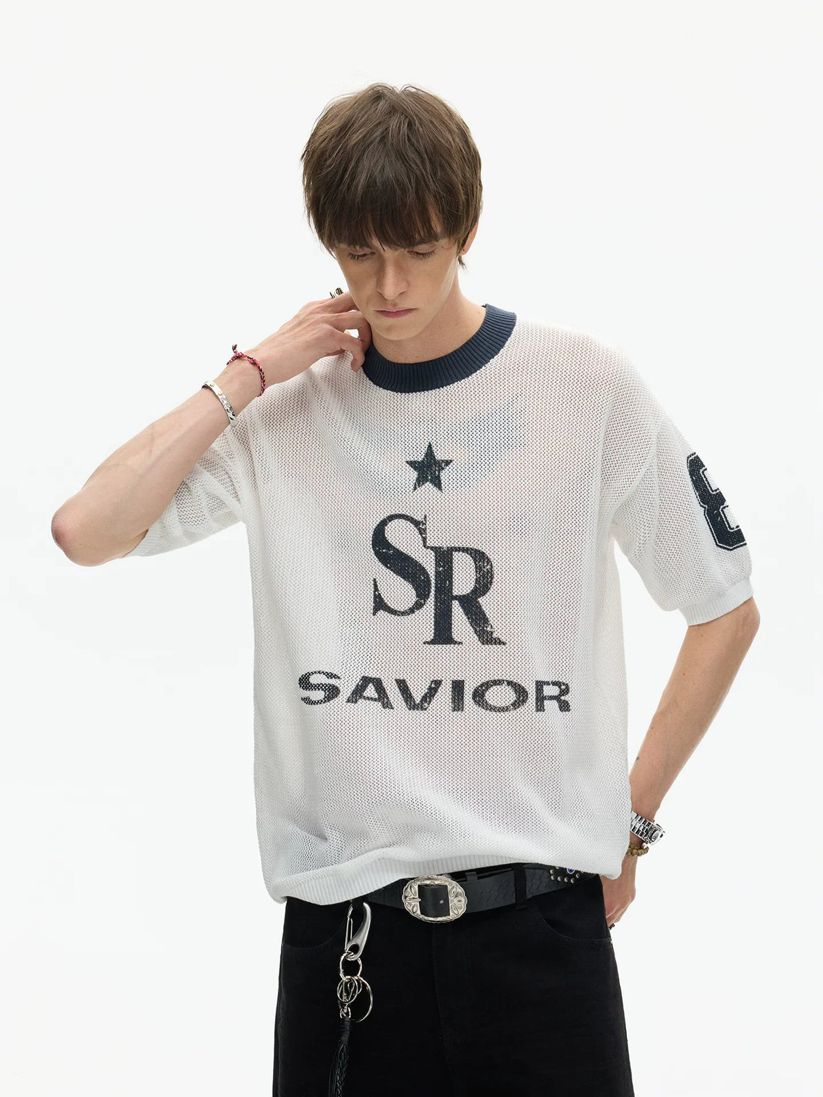 Star Savior Mesh Varsity Tee - Notkicks