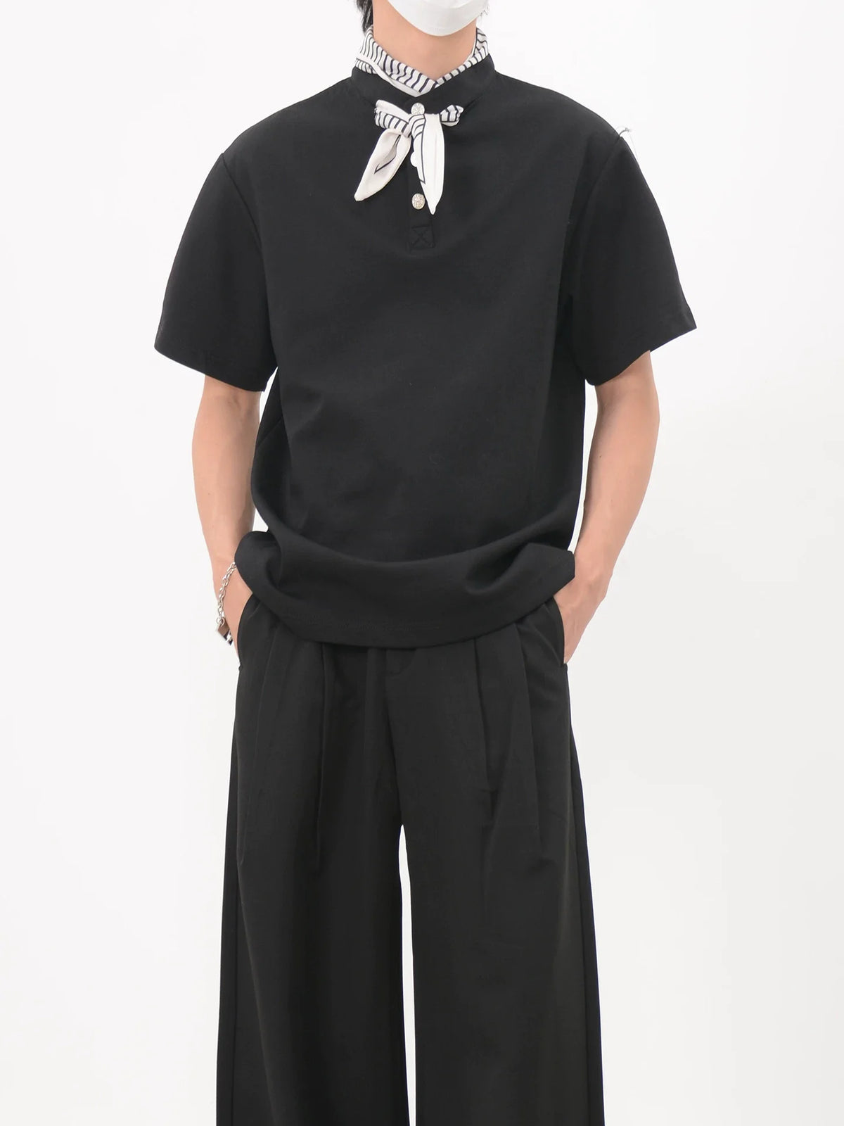 Bandana Placket Polo Tee - Notkicks