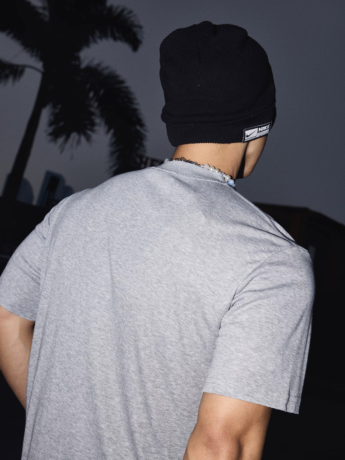 Heather Grey Script Graphic Tee - Notkicks