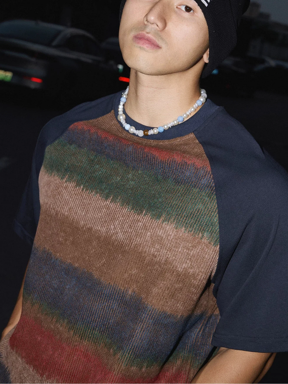 Midnight Canyon Gradient Knit Tee - Notkicks
