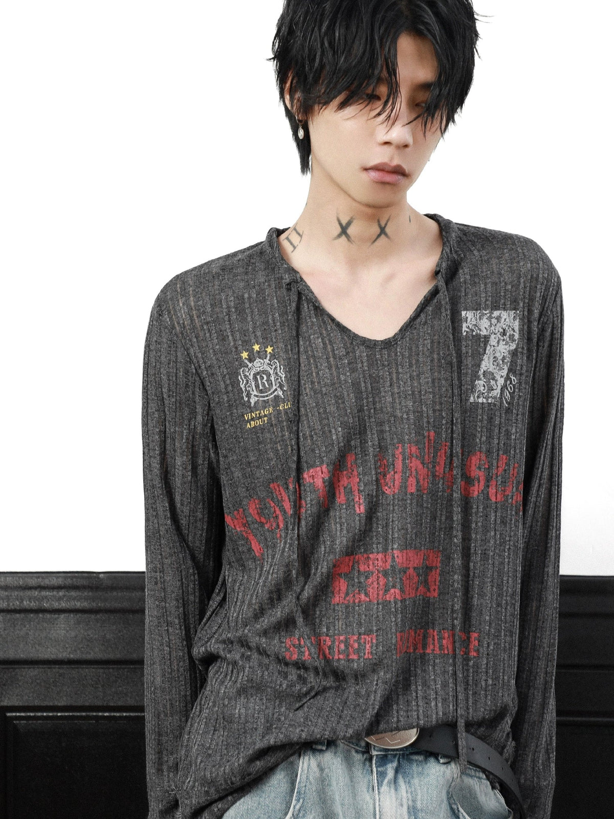 Grunge Street Runner Knit Top - Notkicks