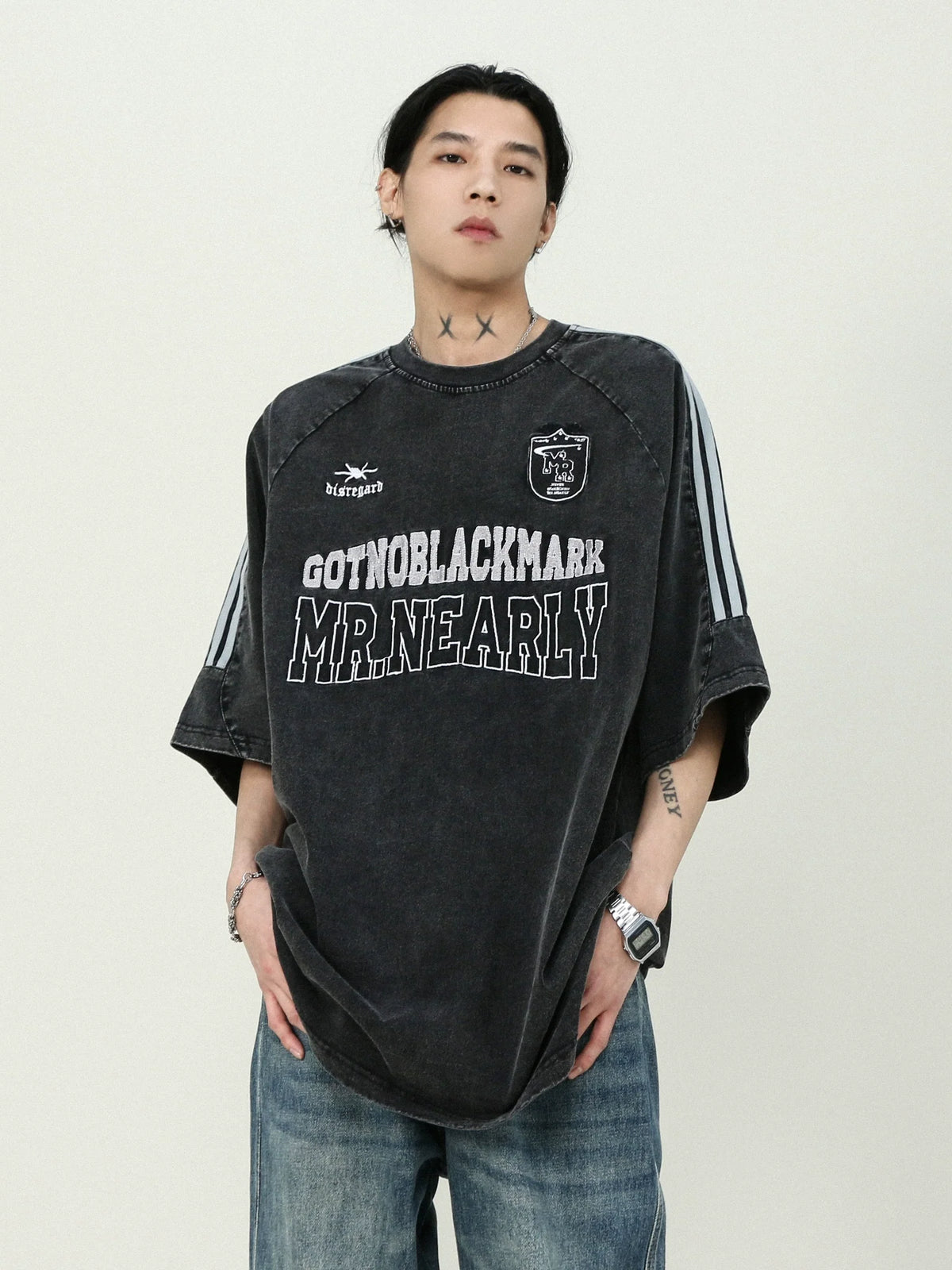 Blackmark Crest Varsity Jersey Tee - Notkicks