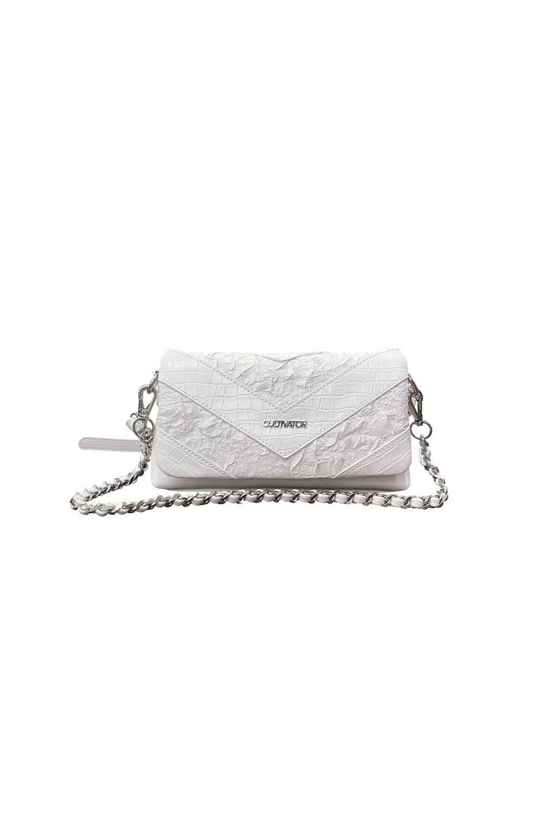 Snake Pattern Chain Shoulder Bag - Notkicks