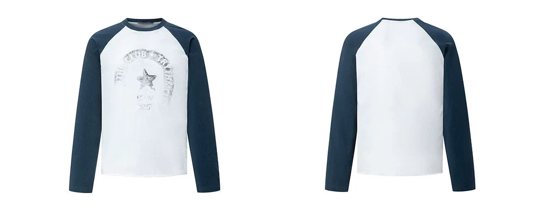 Faded Club Star Raglan Tee - Notkicks