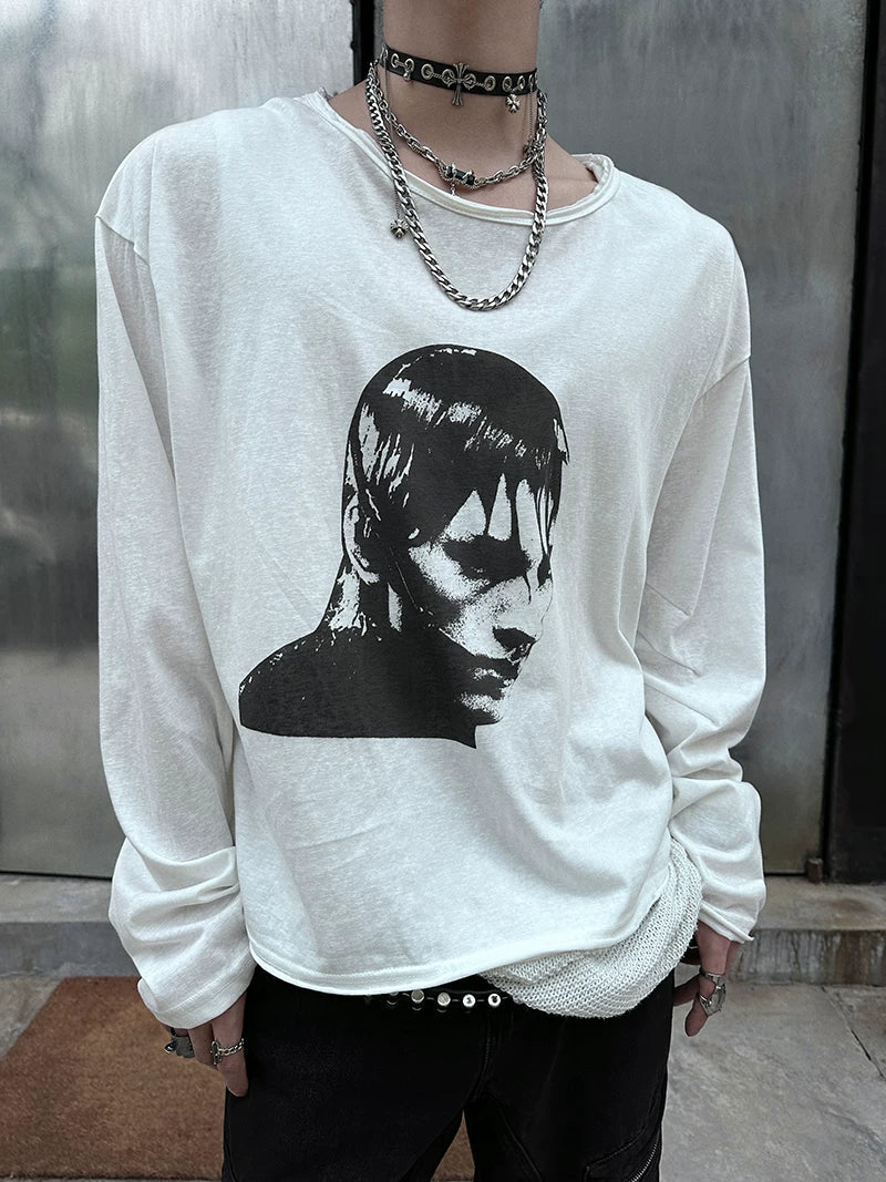 Vivid Void Portrait Longsleeve Tee - Notkicks