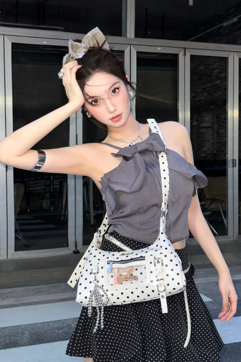 Waxed Polka Dot Bag - Notkicks