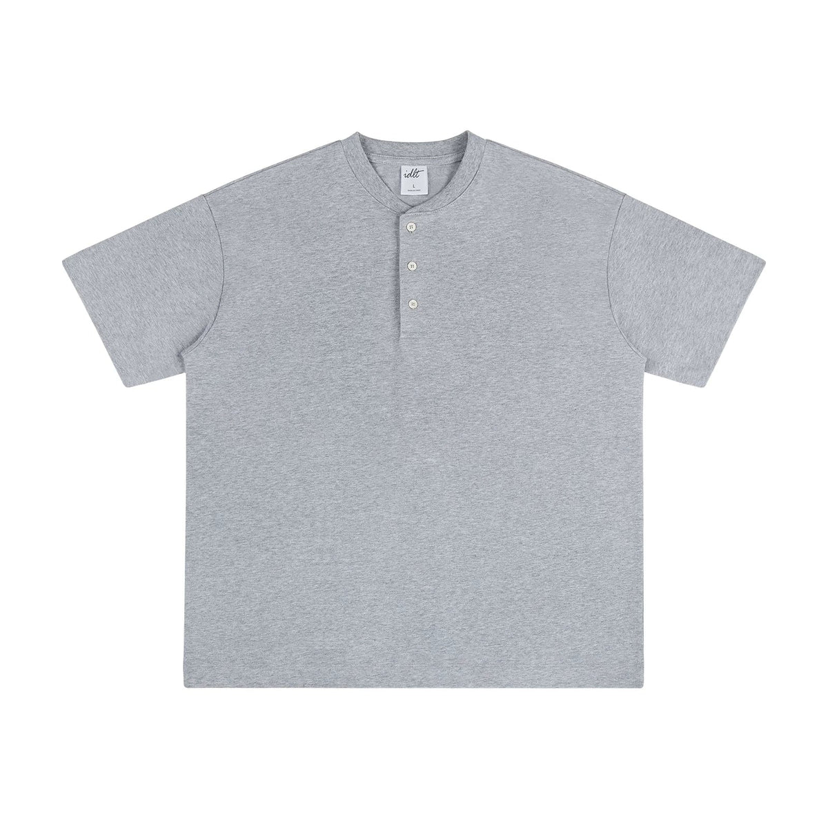 Core Crest Short-Sleeve Henley Tee - Notkicks