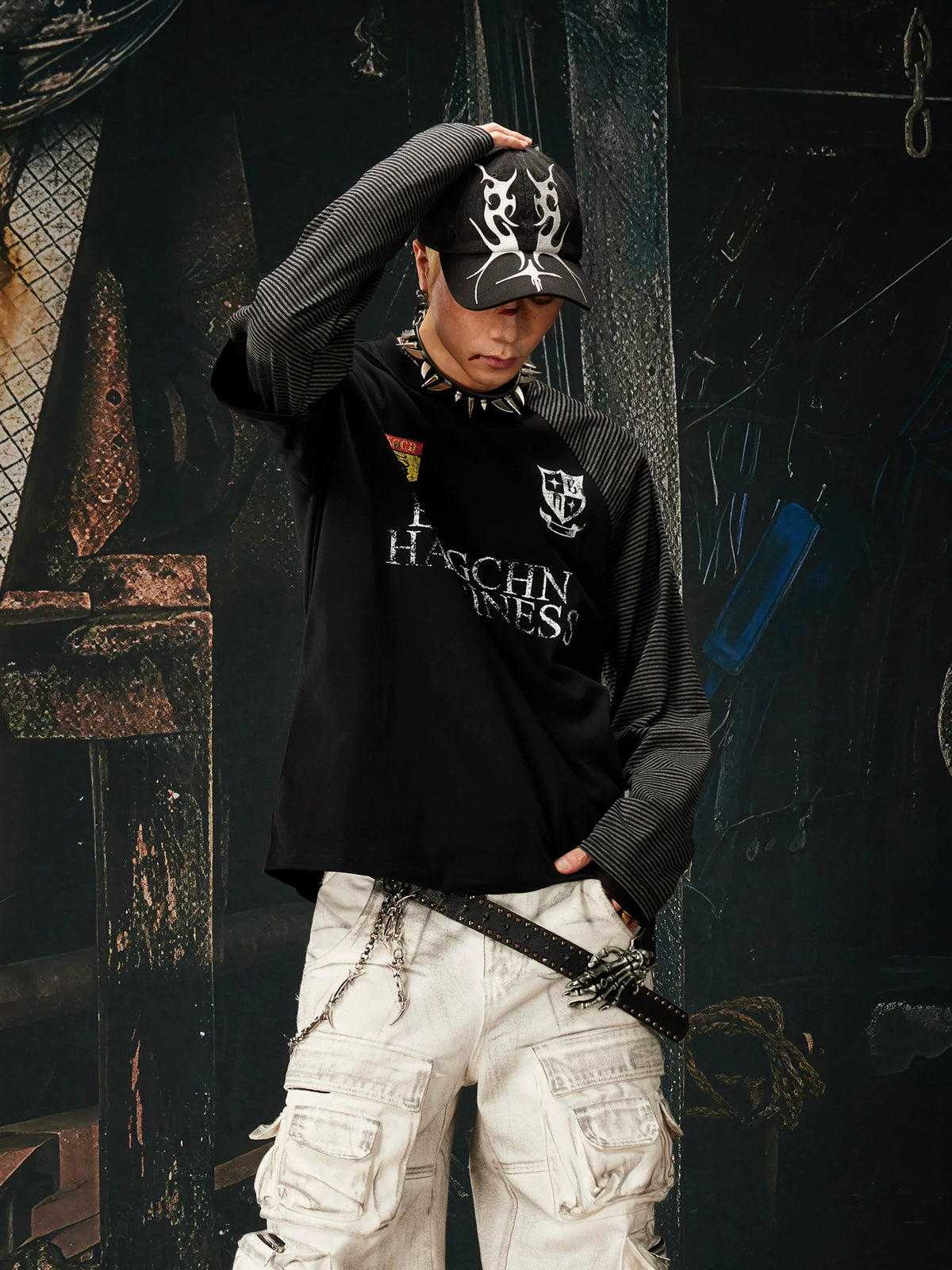 Ironcrest Varsity Striped Sleeve Longsleeve - Notkicks