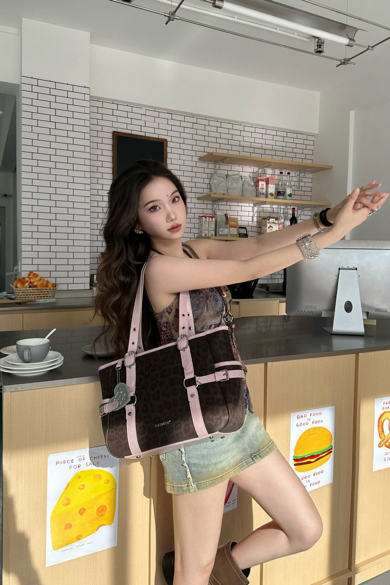 Leopard Basket Tote Bag - Notkicks