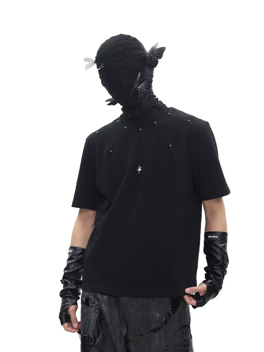 Halo Tether Studded Pendant Tee - Notkicks