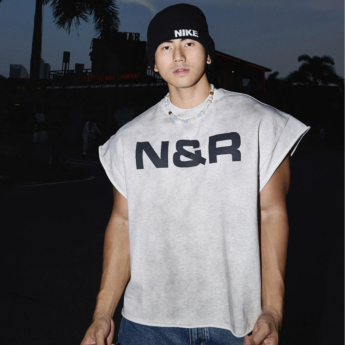 Neon Surf Oversized Muscle Tee - Notkicks