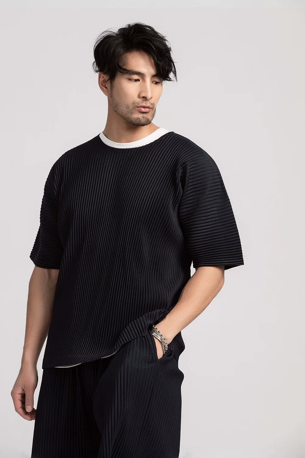 Current Pleated Boxy Tee - Notkicks