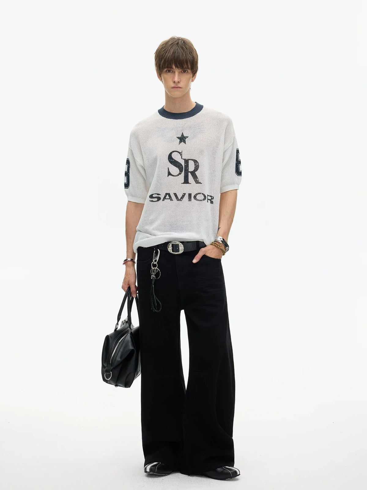 Star Savior Mesh Varsity Tee - Notkicks