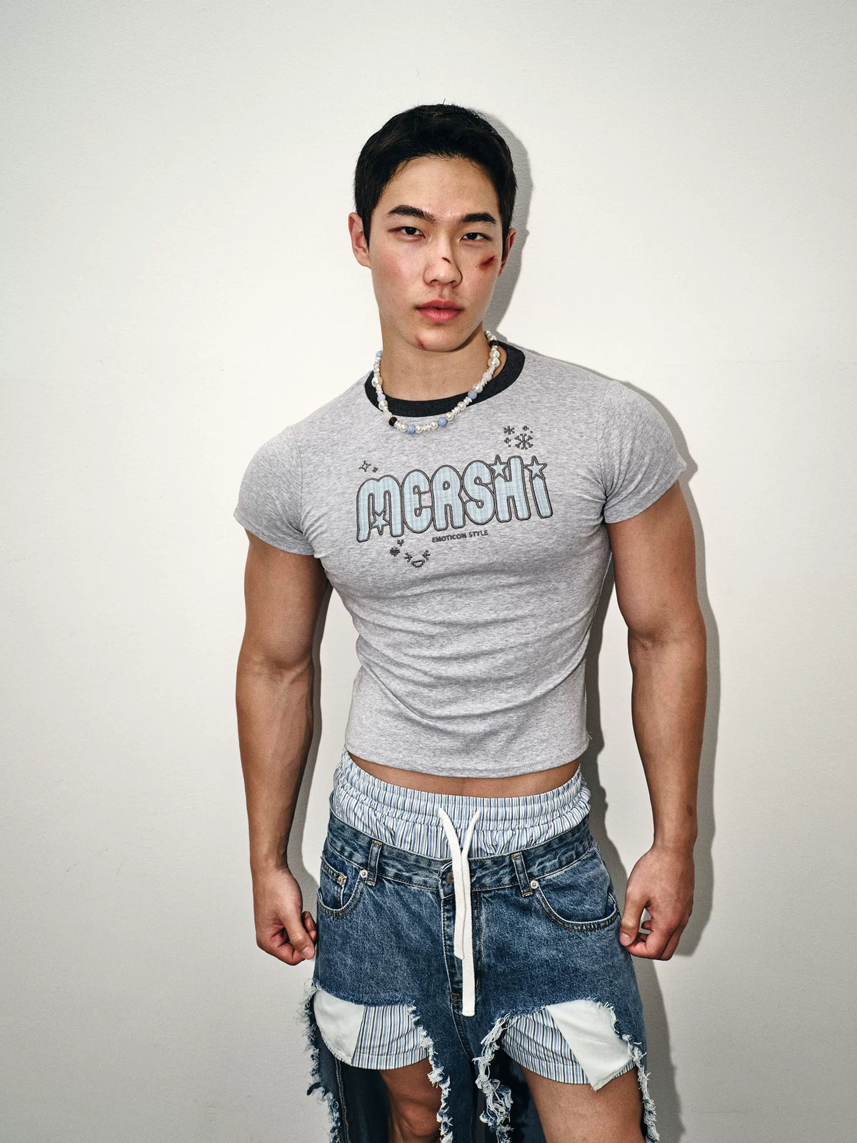 Heather Grey Fitted Graphic Tee - Notkicks