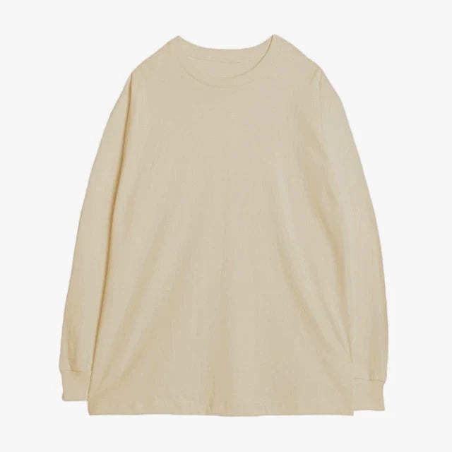 Essential Oversized Long‑Sleeve Tee - Notkicks