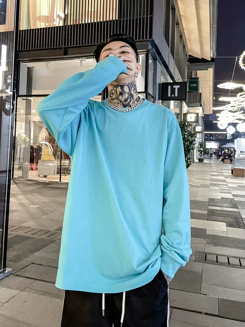 Essential Oversized Long‑Sleeve Tee - Notkicks