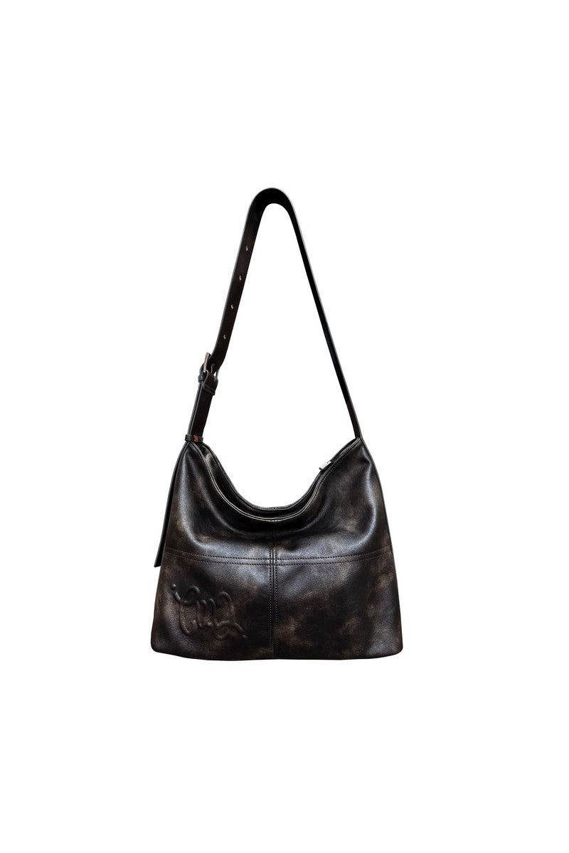 Vintage Wide Strap Large Tote Bag - Notkicks