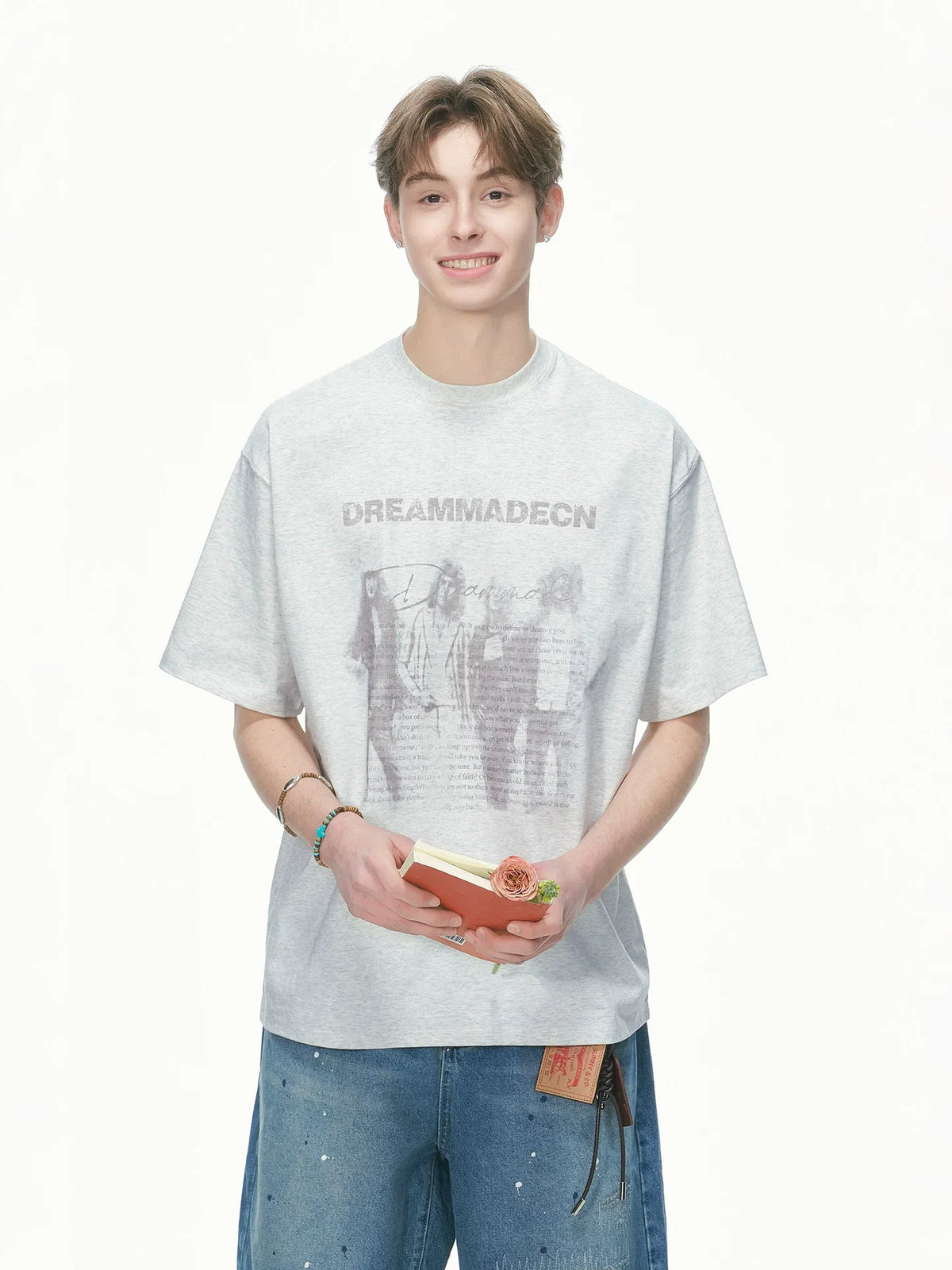 Dream Print Oversized Tee - Notkicks