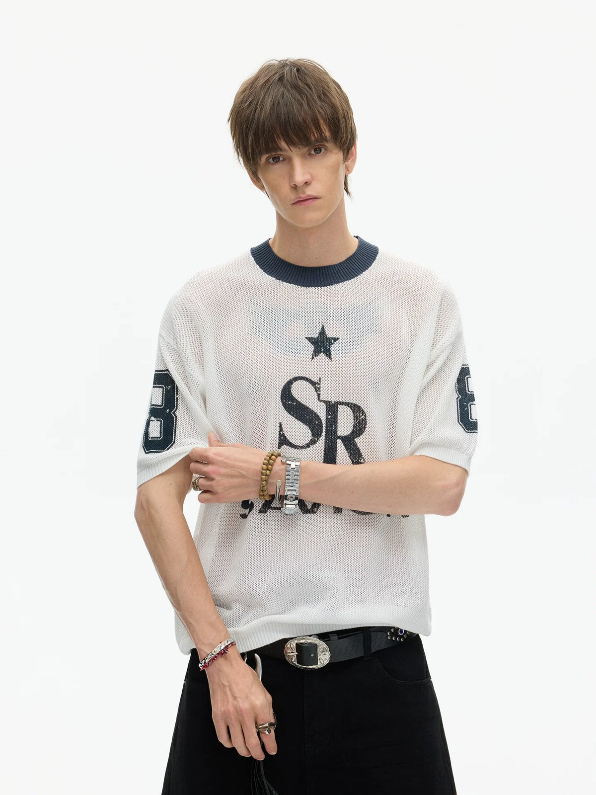 Star Savior Mesh Varsity Tee - Notkicks
