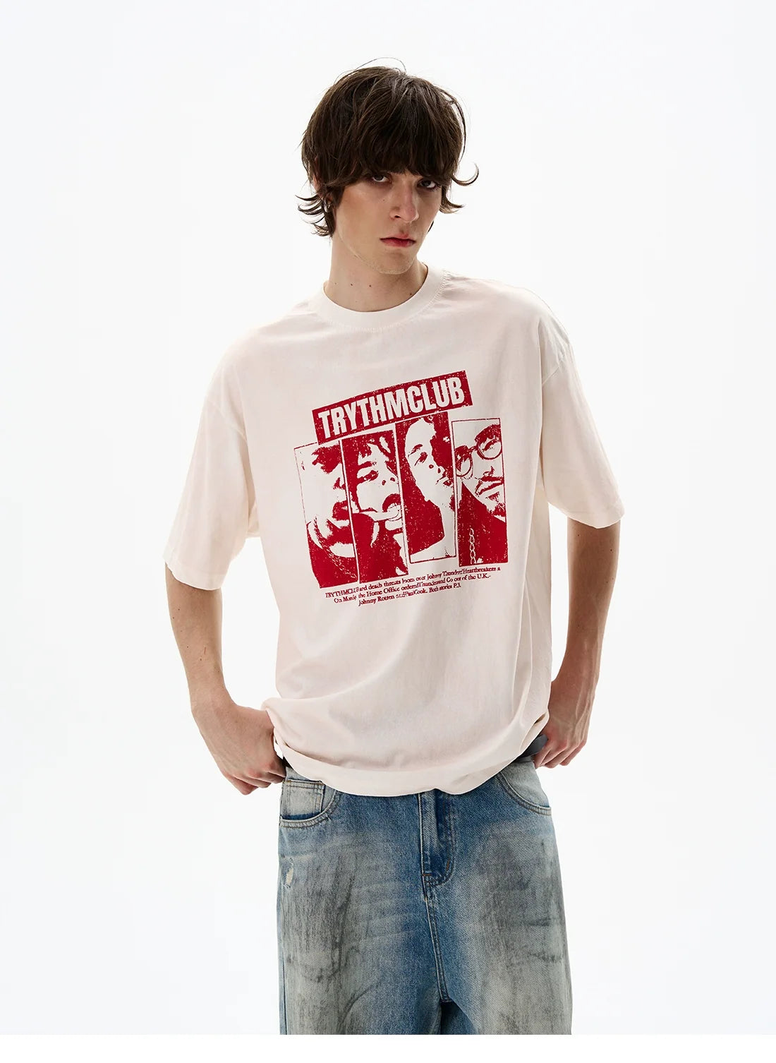 Graphic Statement Band T-Shirt - Notkicks