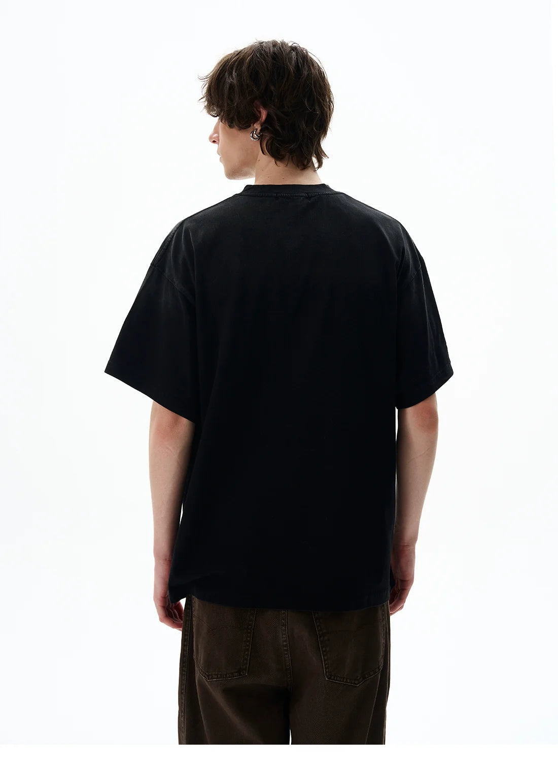 Passport Stamp Graphic Oversized T-Shirt - Notkicks