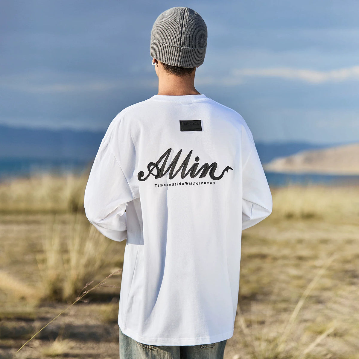 Alpine Script Graphic Long Sleeve Tee - Notkicks