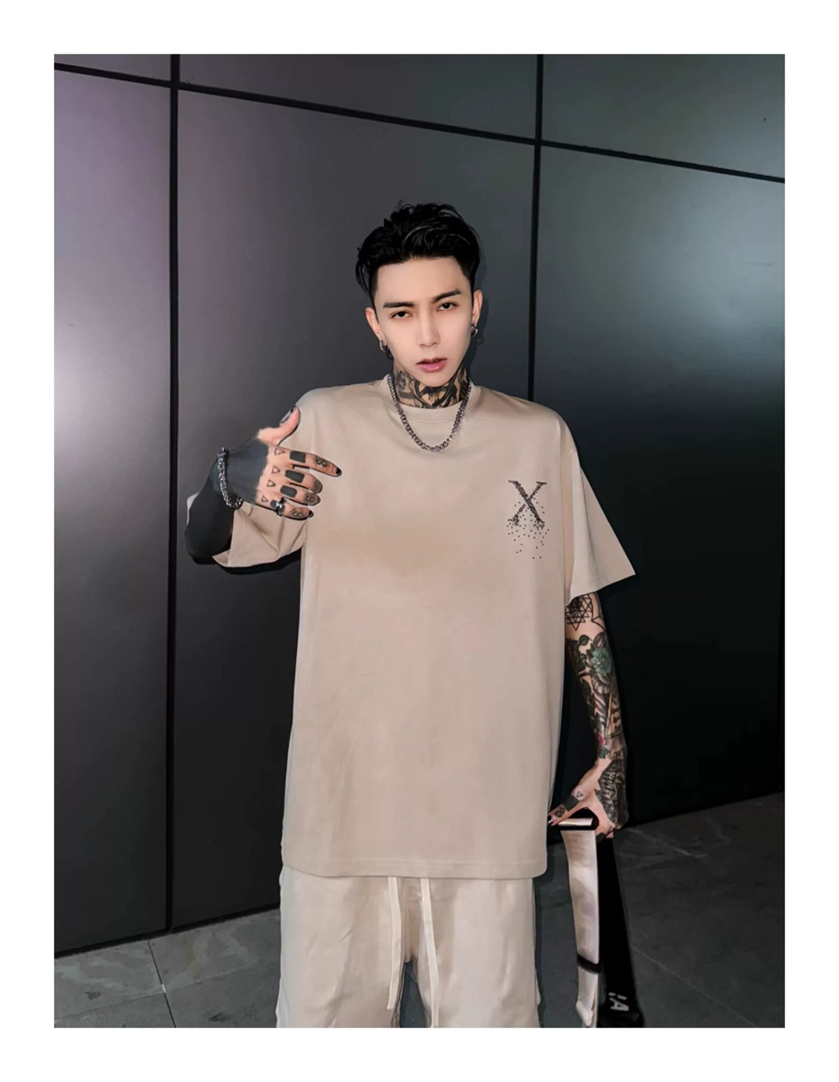 Crossfade Pixel‑X Graphic Tee - Notkicks