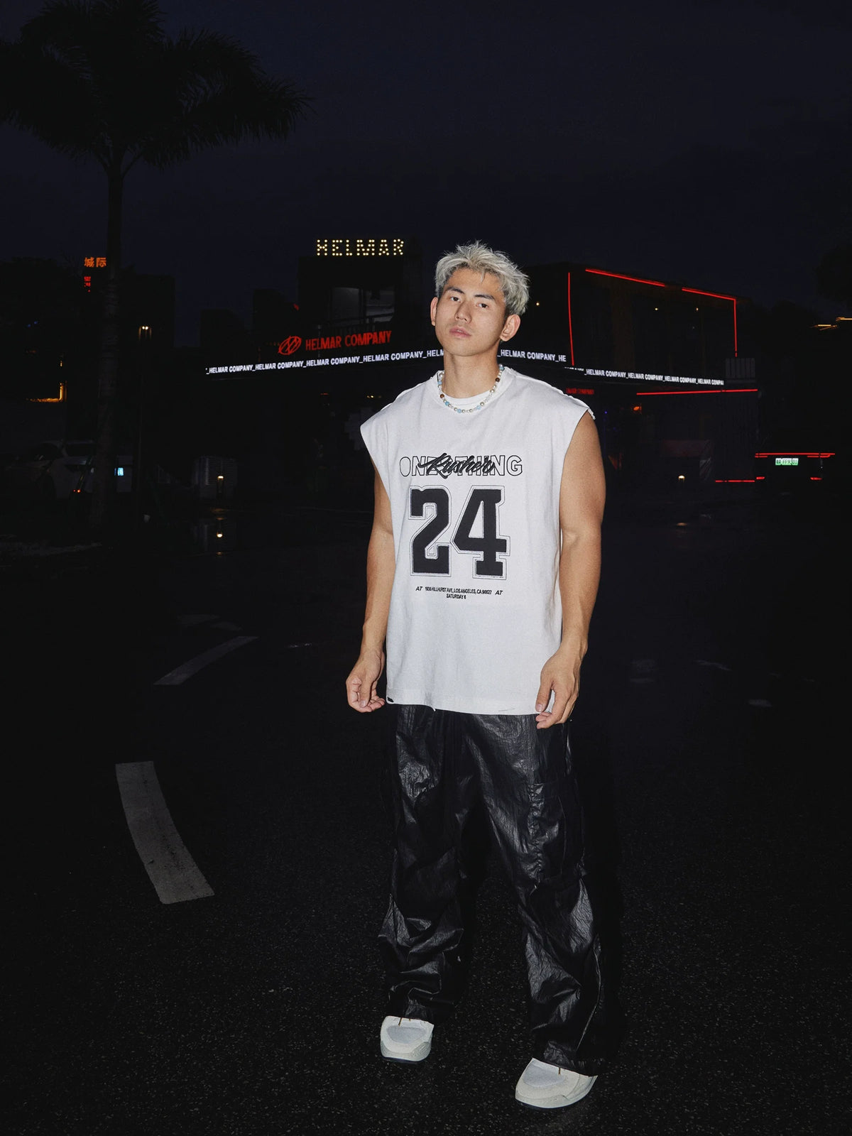Sleeveless Graphic Muscle Tee - Notkicks