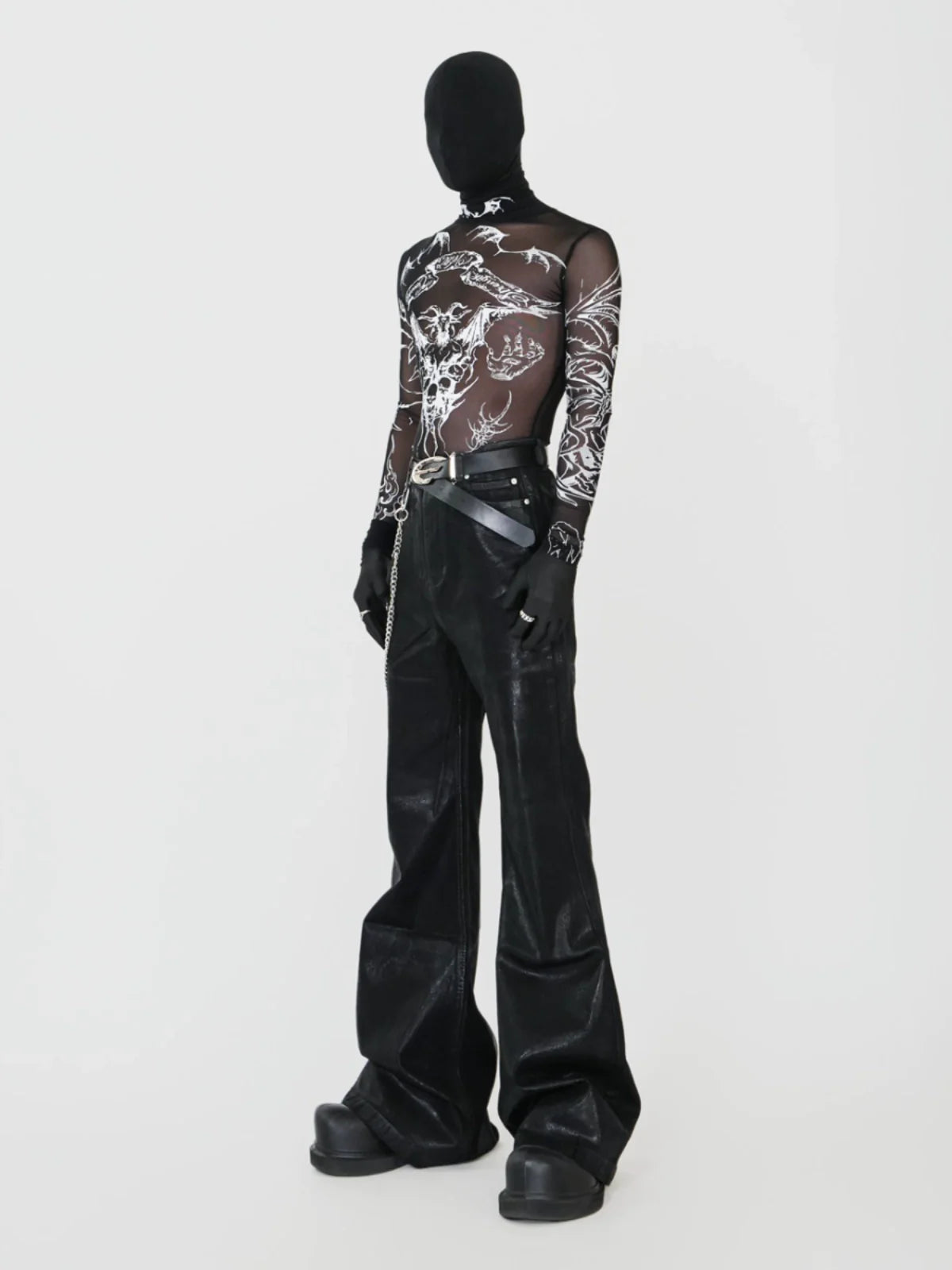 Nightspawn Tattoo Mesh Top - Notkicks