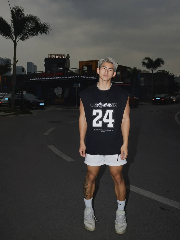 Sleeveless Graphic Muscle Tee - Notkicks
