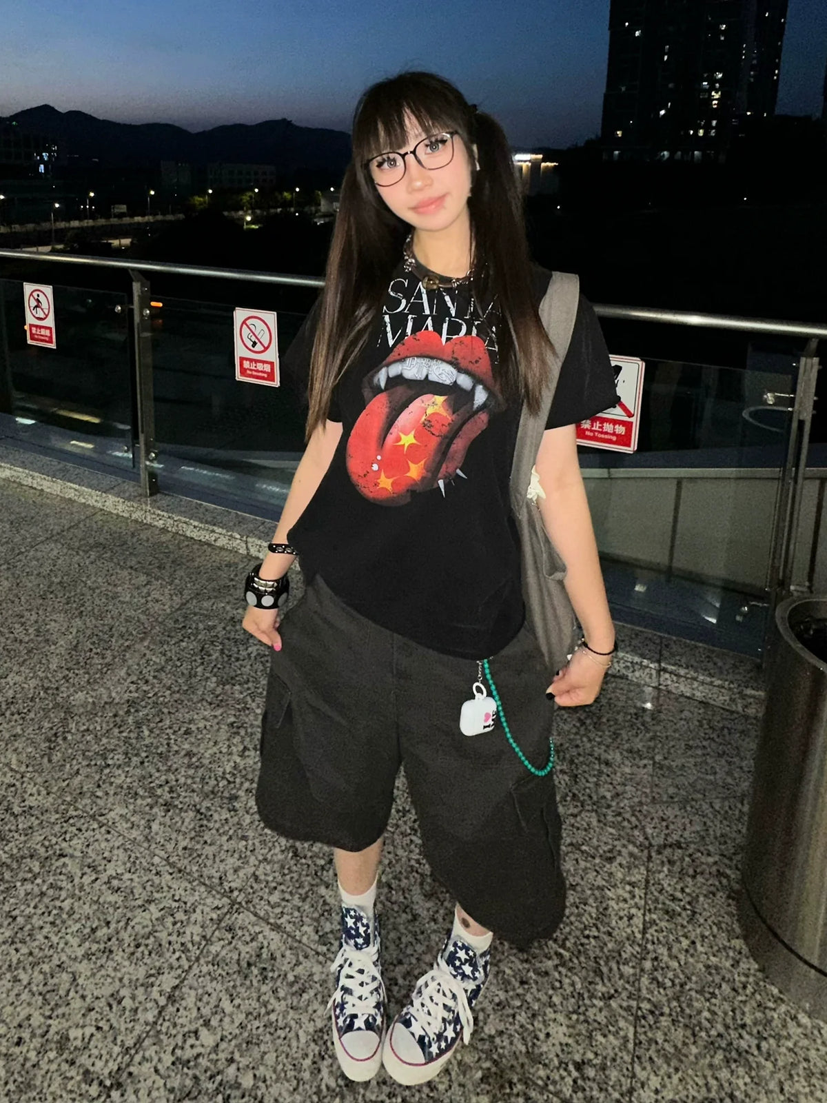 Vampire Tongue Graphic Tee - Notkicks