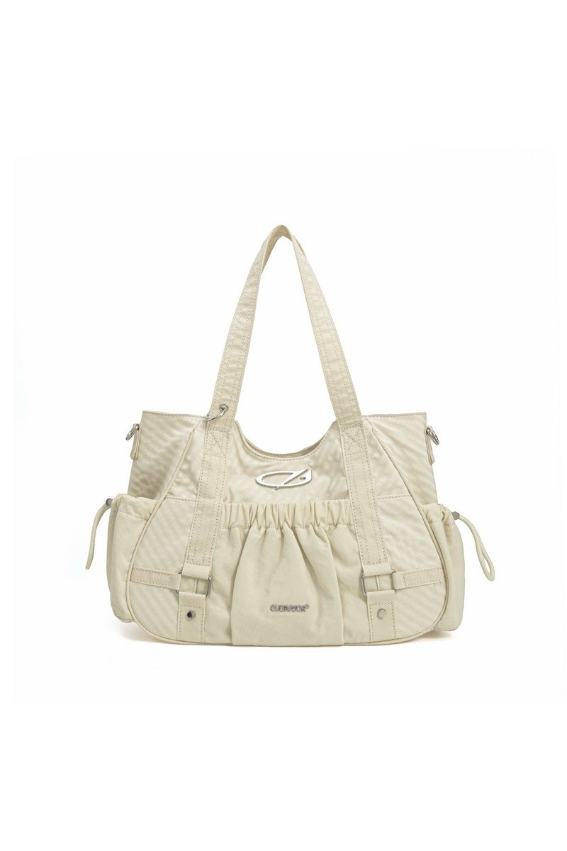 Ruched Nylon Tote Bag - Notkicks
