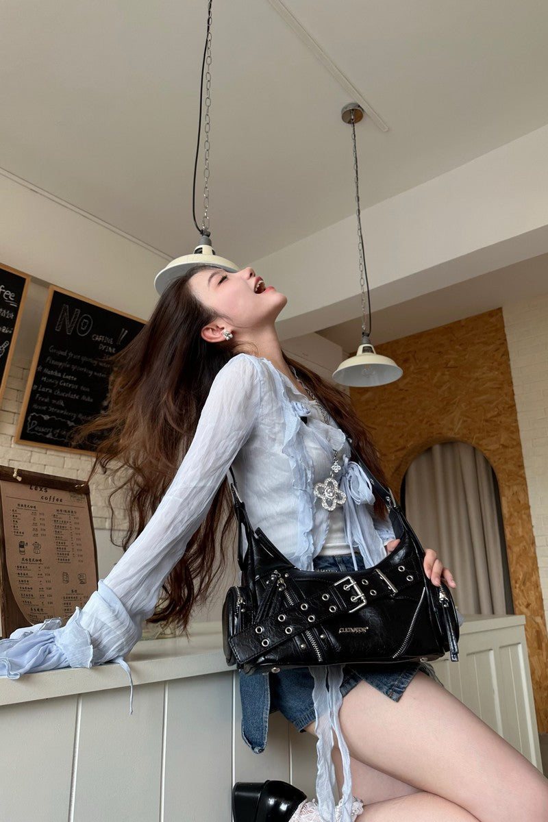 Y2K Biker Underarm Bag - Notkicks