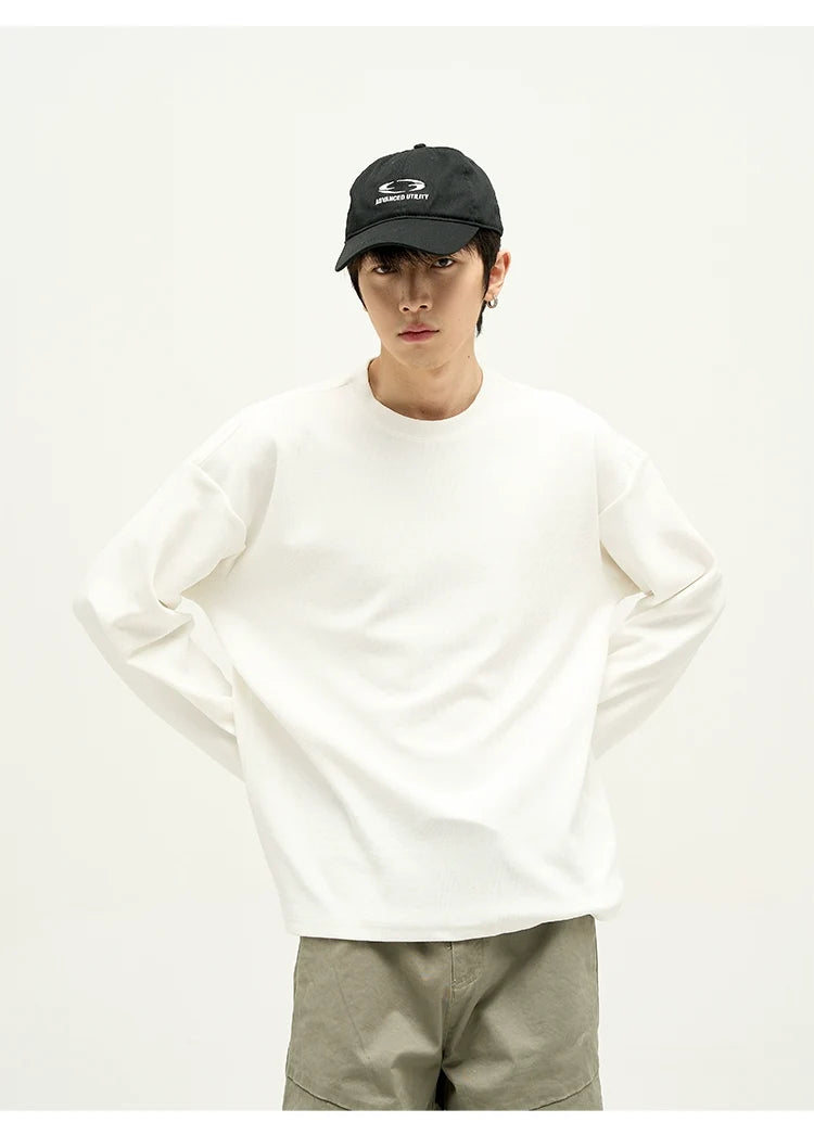Long-Sleeve Crew Neck T-Shirt - Notkicks