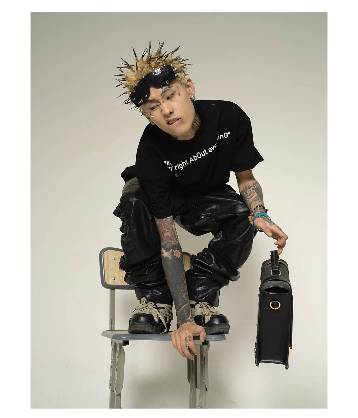 Say What Embroidery Tee - Notkicks