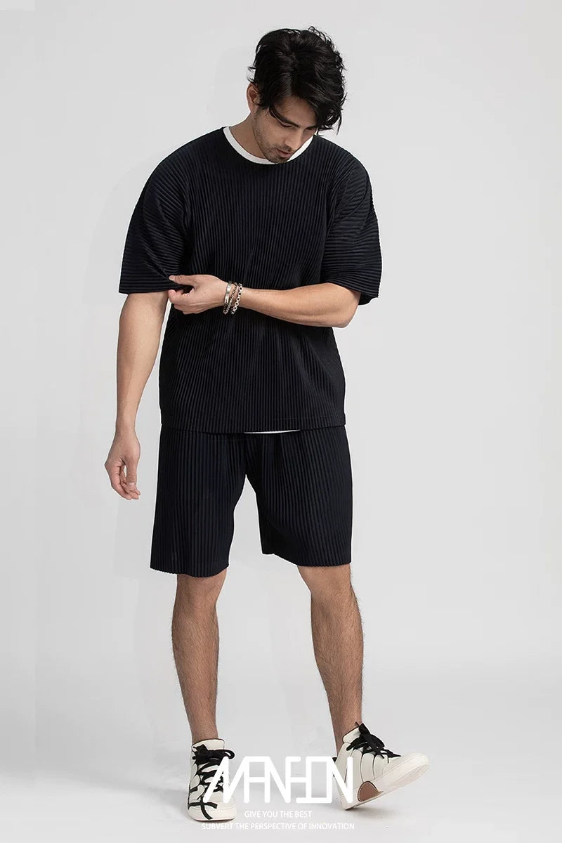 Current Pleated Boxy Tee - Notkicks