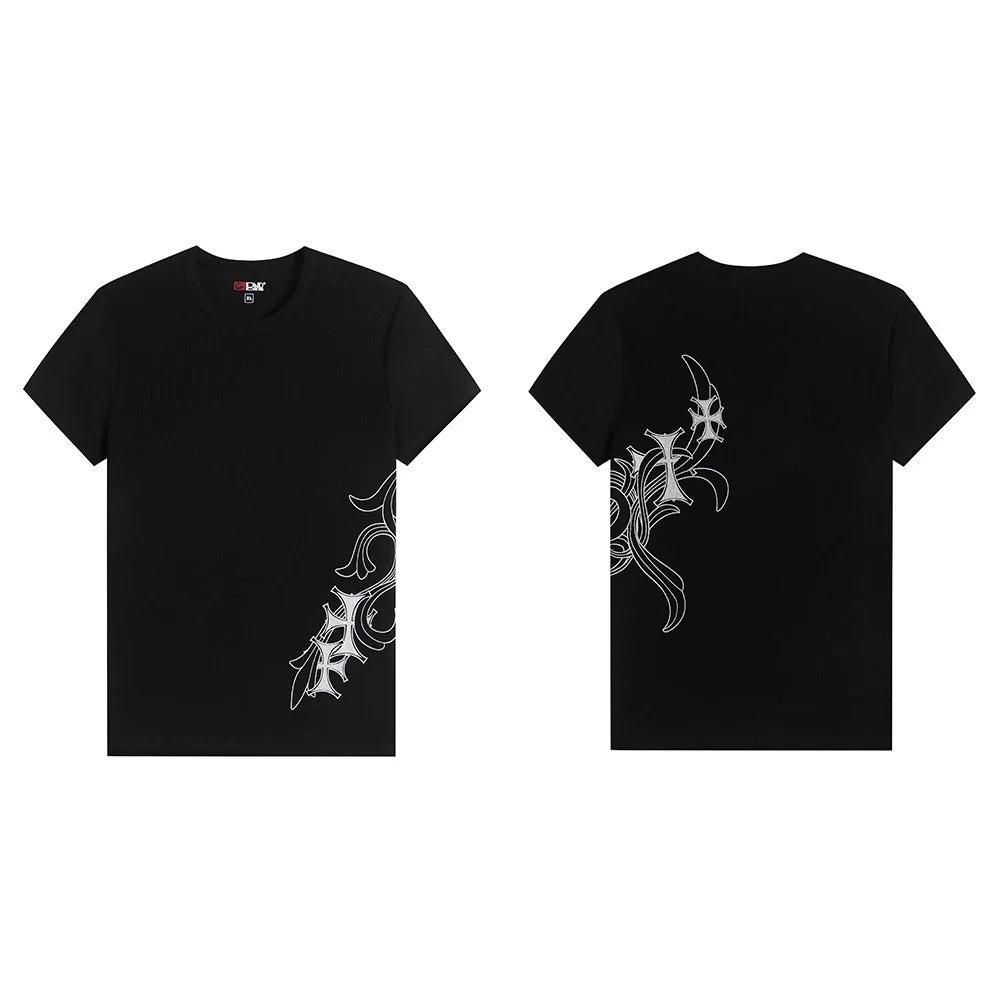 Tattoo Graphic Fitted T-Shirt - Notkicks