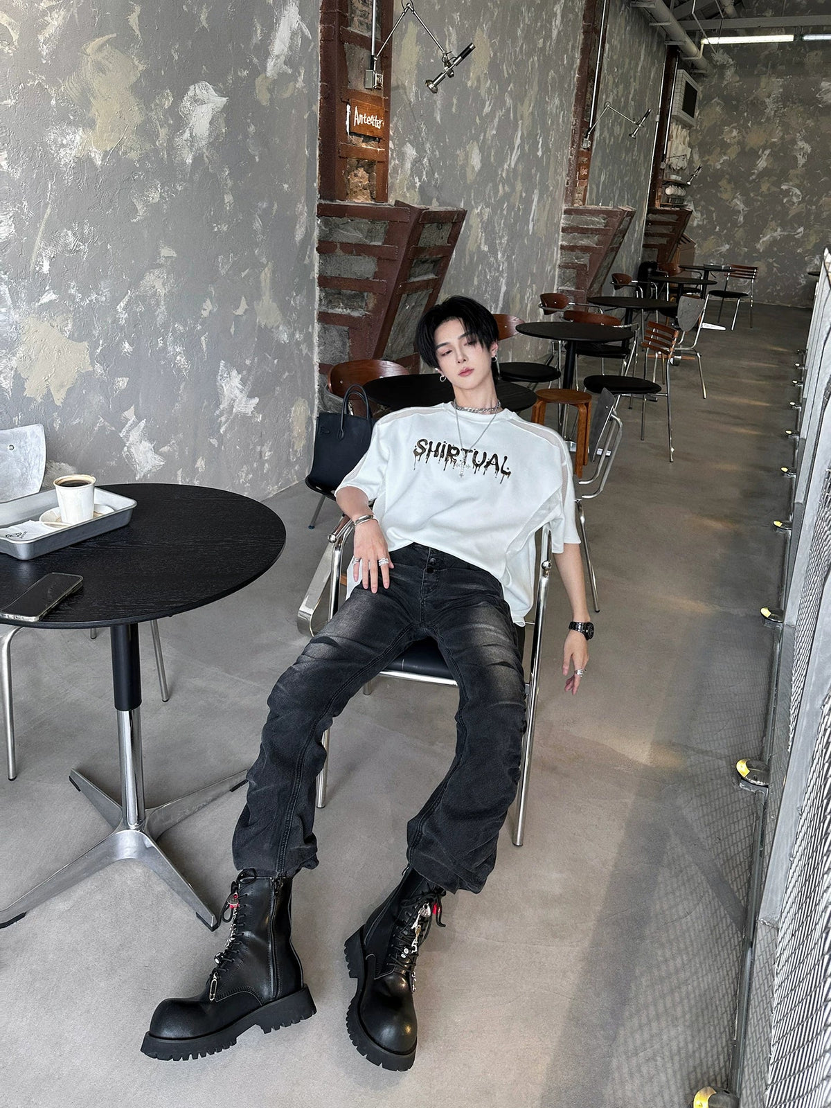 Chrome Spirit Mesh Ritual Tee - Notkicks