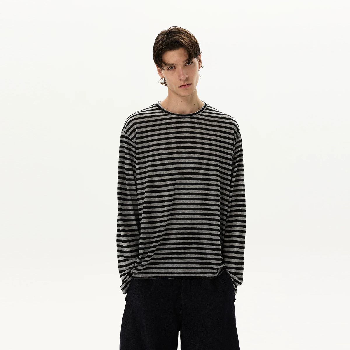 Tide Slouch Stripe Long Sleeve Tee - Notkicks