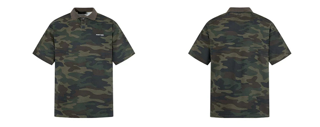 Everything Camo Polo Tee - Notkicks