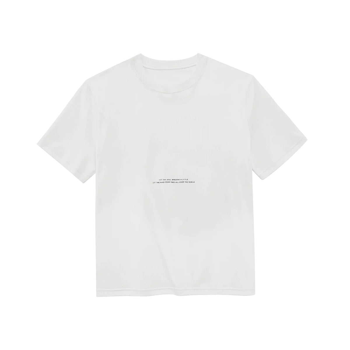 Color Block Letter Print Standard Tee - Notkicks